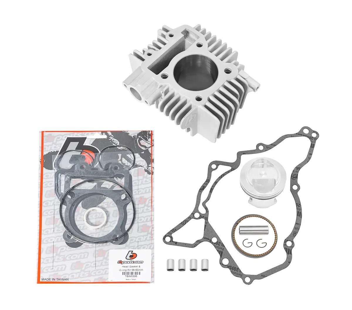 TB Parts 143cc Big Bore Kit, 60mm – KLX110 All Models, Z125